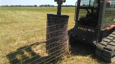 wire winder skid steer|fence wire winder and rewinder.